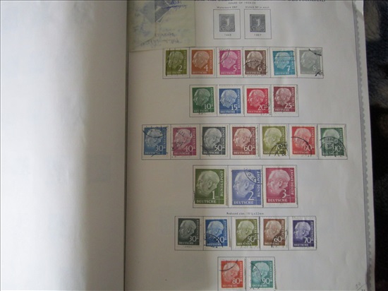 תמונה 1 ,בולים מערב גרמניה 1955-1977 למכירה בKiriyat-Motskin אספנות  בולים, מעטפות וגלויות