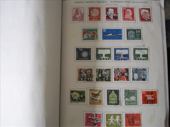 תמונה 4 ,בולים מערב גרמניה 1955-1977 למכירה בKiriyat-Motskin אספנות  בולים, מעטפות וגלויות