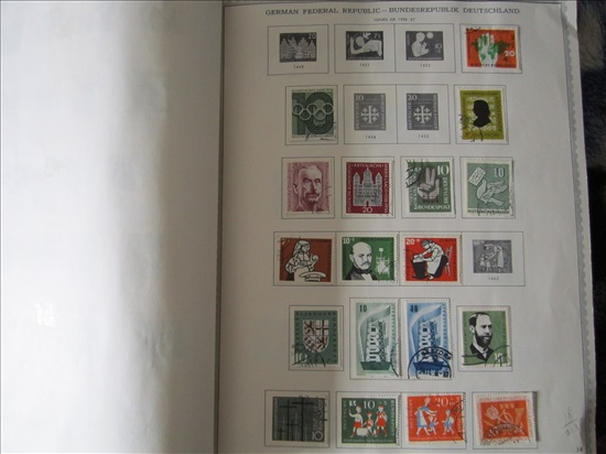 תמונה 3 ,בולים מערב גרמניה 1955-1977 למכירה בKiriyat-Motskin אספנות  בולים, מעטפות וגלויות