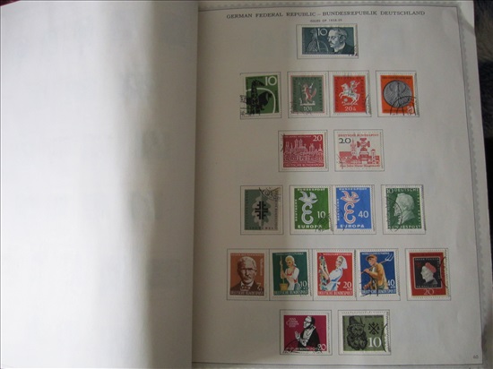 תמונה 5 ,בולים מערב גרמניה 1955-1977 למכירה בKiriyat-Motskin אספנות  בולים, מעטפות וגלויות