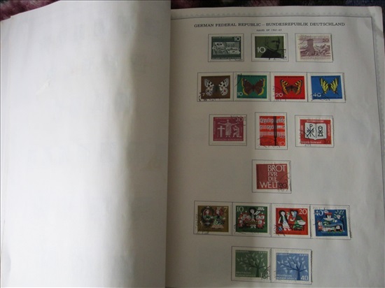 תמונה 8 ,בולים מערב גרמניה 1955-1977 למכירה בKiriyat-Motskin אספנות  בולים, מעטפות וגלויות