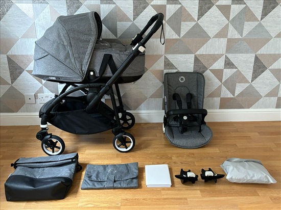 תמונה 1 ,Bugaboo Bee 6 in Grey Melange  למכירה בתל אביב לתינוק ולילד  עגלות ועגלות טיול