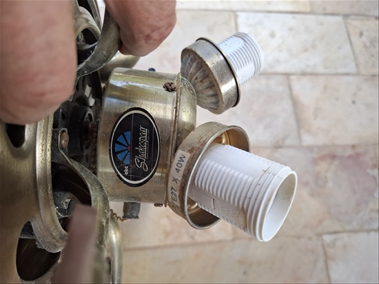 תמונה 4 ,מאוורר תקרה וינטג עובד למכירה בבית אריה מוצרי חשמל  מאוורר