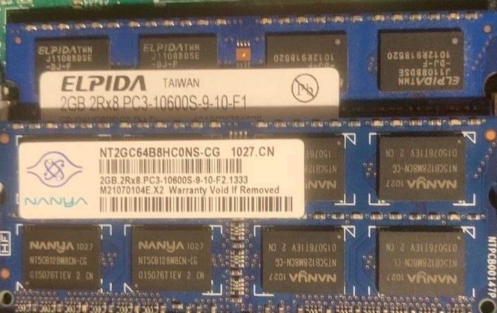 תמונה 1, זיכרון  למחשב נייד RAM 2GB x 2 למכירה בכפר סבא | מחשבים וציוד נלווה  כ...