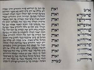 מגילת אסתר נוסח ספרד 21שורות 