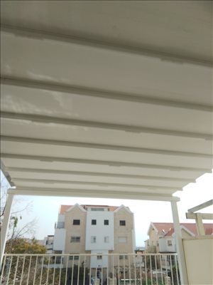 לגינה - פרגולה חשמלית אלומניו pvc נ... 