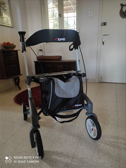 תמונה 2 ,רולטור 4 גלגלים תוצרת TROPO למכירה בקריית טבעון ציוד סיעודי/רפואי  הליכון