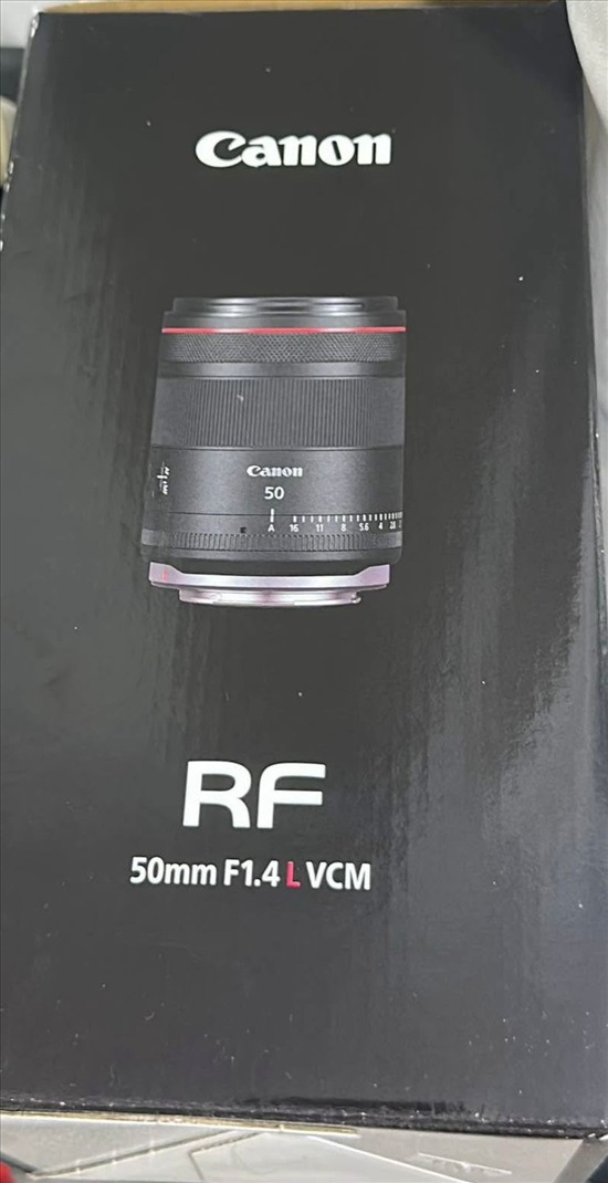 תמונה 2 ,Canon 50 RF 1.4  VCM  למכירה בירושלים צילום  עדשות