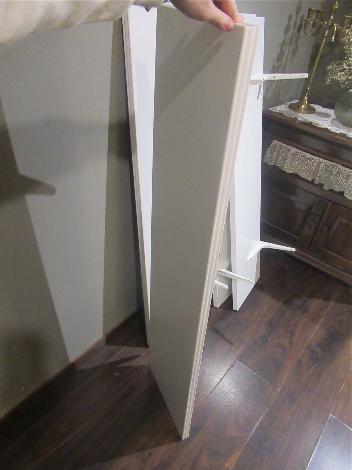 תמונה 2, מדף לבן 120X30סמ מ:IKEA למכירה בירושלים | ריהוט  מדפים