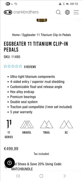 אופניים - crankbrothers eggbeater 11 <br>       