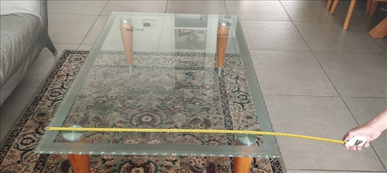 תמונה 4 ,שולחן זכוכית לסלון למכירה ברעננה ריהוט  סלון