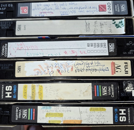 תמונה 4 ,✨ 22 קלטות וידאו VHS מוקלטות למכירה בתל אביב אספנות  אחר