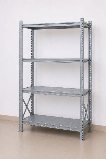 תמונה 1 ,4 מדפי מתכת אל-חלד 40x90x175 למכירה בהוד השרון ריהוט  מדפים
