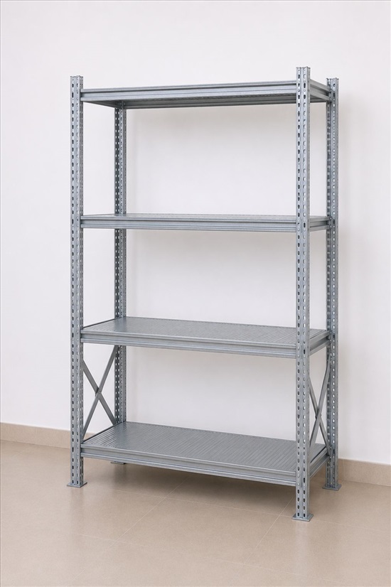 תמונה 2 ,4 מדפי מתכת אל-חלד 40x90x175 למכירה בהוד השרון ריהוט  מדפים
