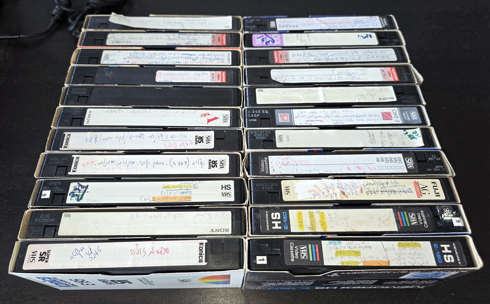 תמונה 1, ✨ 22 קלטות וידאו VHS מוקלטות למכירה בתל אביב | אספנות  אחר