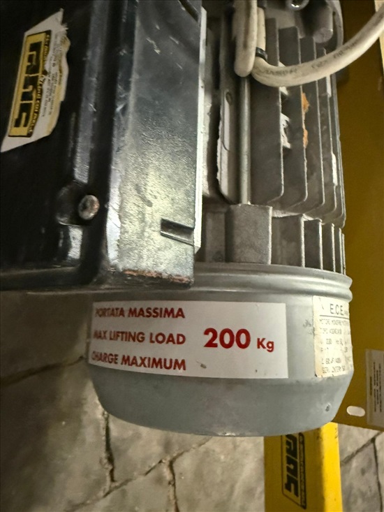 תמונה 2 ,כנננת  עד 200 קג   למכירה בהרצליה כלי עבודה  כלים לבנין