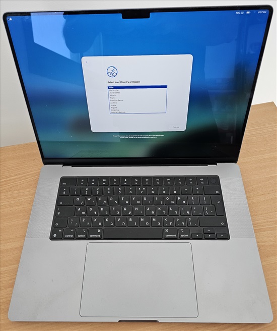 תמונה 2 ,מקבוק פרו 16 M2 16GM 2023 למכירה בנהריה מוצרי Apple  מחשבים וציוד נלווה