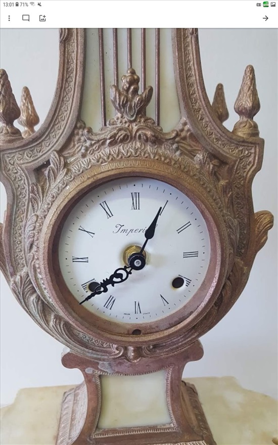 תמונה 7 ,שעון שולחני ענתיקה תוצרת איטלי למכירה באילת אספנות  שעונים