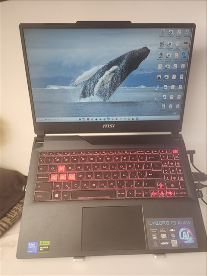 תמונה 4 ,מחשב גיימינג מטורף MSI Cyborg  למכירה בירושלים מחשבים וציוד נלווה  מחשב נייד
