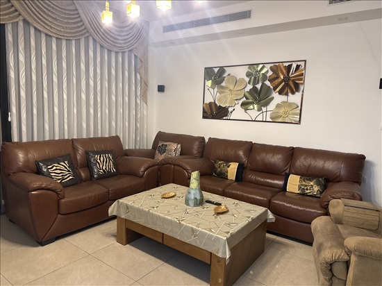 תמונה 1 ,סלון עור אטלקי 3+2+1 במצב טוב למכירה בחולון לבית  כללי