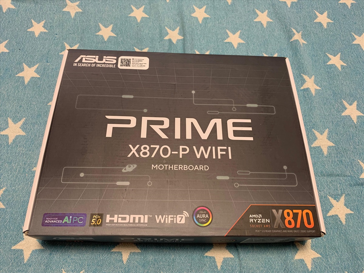 תמונה 1, לוח אם ASUS Prime X870-P WiFi למכירה באשקלון | מחשבים וציוד נלווה  לוח...