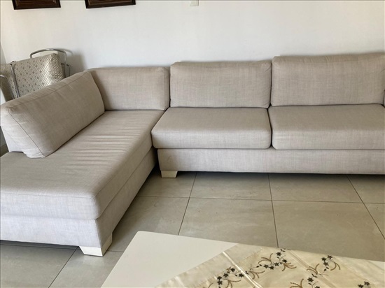 תמונה 1 ,ספה סלונית פינתית עם שזלונג למכירה בבת ים ריהוט  סלון