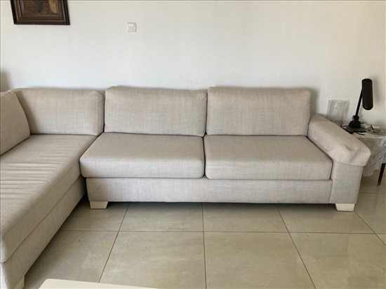 תמונה 3 ,ספה סלונית פינתית עם שזלונג למכירה בבת ים ריהוט  סלון