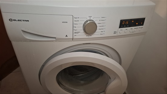תמונה 2 , אלקטרה צג דגיטלי  כחדשה !!!! למכירה בראשון לציון מוצרי חשמל  מכונת כביסה