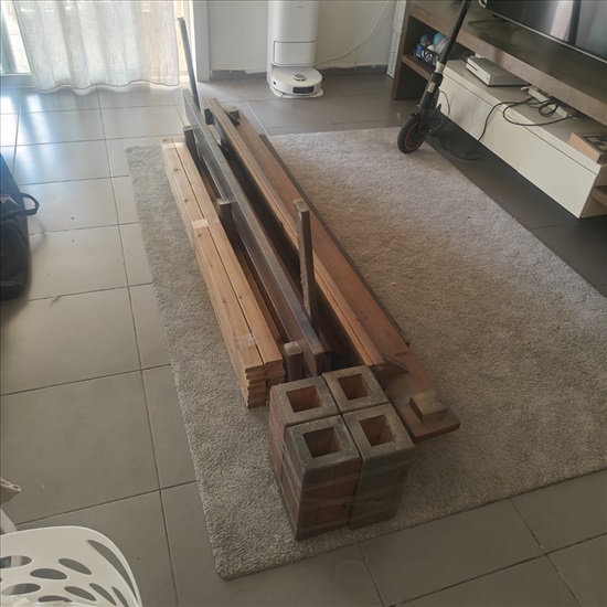תמונה 6 ,בסיס מיטה עץ מלא 160X200 למכירה בניצני עוז ריהוט  מיטות
