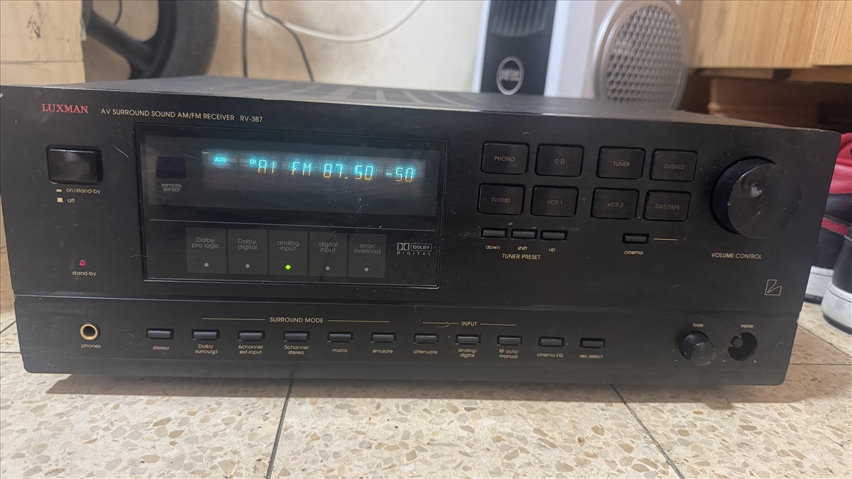 תמונה 1, LUXMAN RV-387 למכירה ברחובות | סטריאו ונגנים  רסיבר