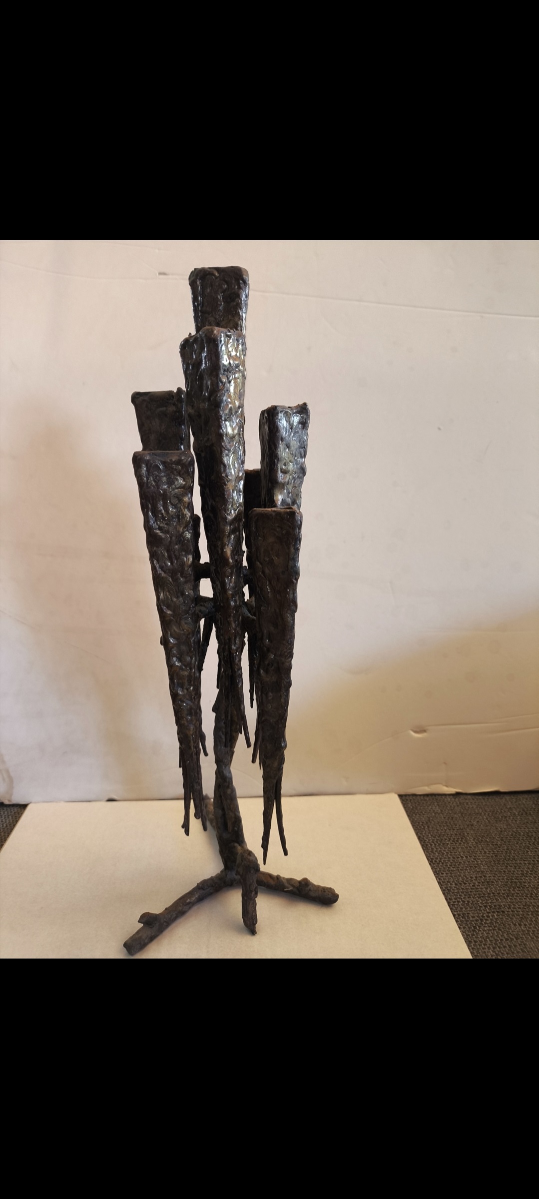 תמונה 1, חנוכיית ברזל,דויד פלומבו למכירה בפתח תקווה | אספנות  ענתיקות