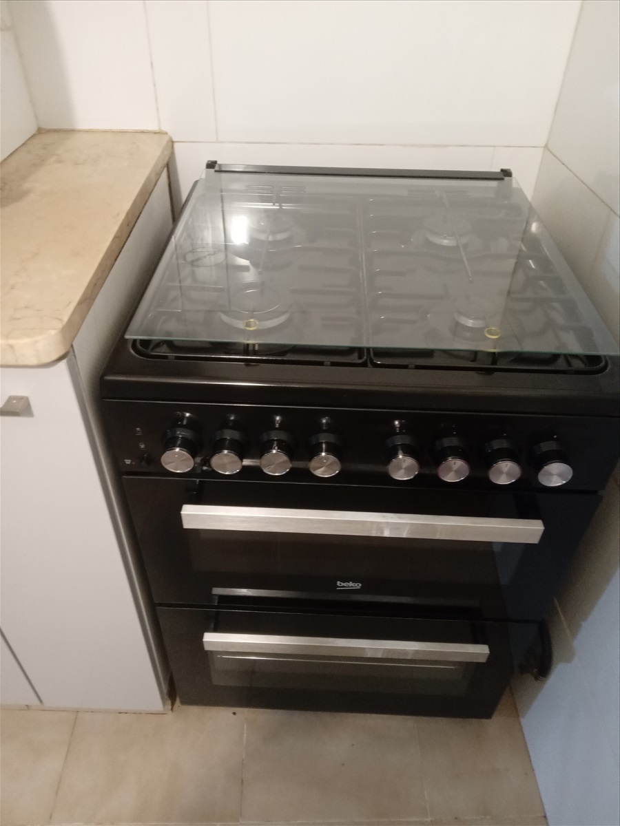 תמונה 1, תנור דו תאי משולב כיריים גז למכירה בירושלים | מוצרי חשמל  תנור אפייה