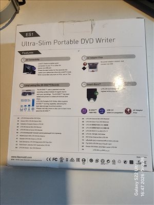 כונן DVD קורא צורב תקליטורים 