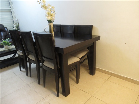 תמונה 1 ,שולחן+6 כסאות למכירה בבני ברק ריהוט  פינת אוכל