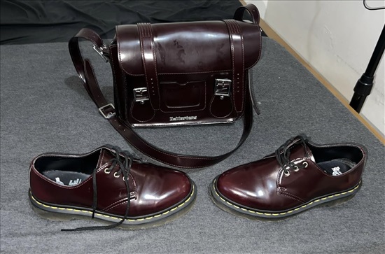 תמונה 1 ,נעליים + תיק תואם Dr. Martens למכירה בחיפה ביגוד ואביזרים  נעליים