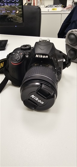 תמונה 1 ,Nikon D3400 למכירה בחולדה צילום  מצלמה רפלקס דיגיטלית