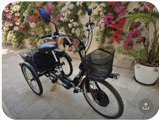 תמונה 4 ,תלת אופן חשמלי למכירה בראשון לציון אופניים  תלת אופן