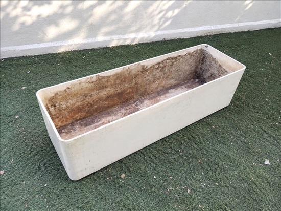תמונה 1 ,אדנית פיברגלס יצוק 25x33x100 ס למכירה בהוד השרון לגינה  עצים ועציצים