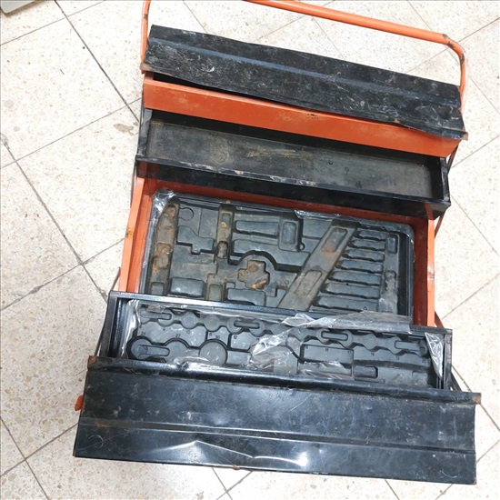 תמונה 2 ,ארגז כלים מתכת מתקפל 20x20x46  למכירה בהוד השרון כלי עבודה  ארגזי כלים