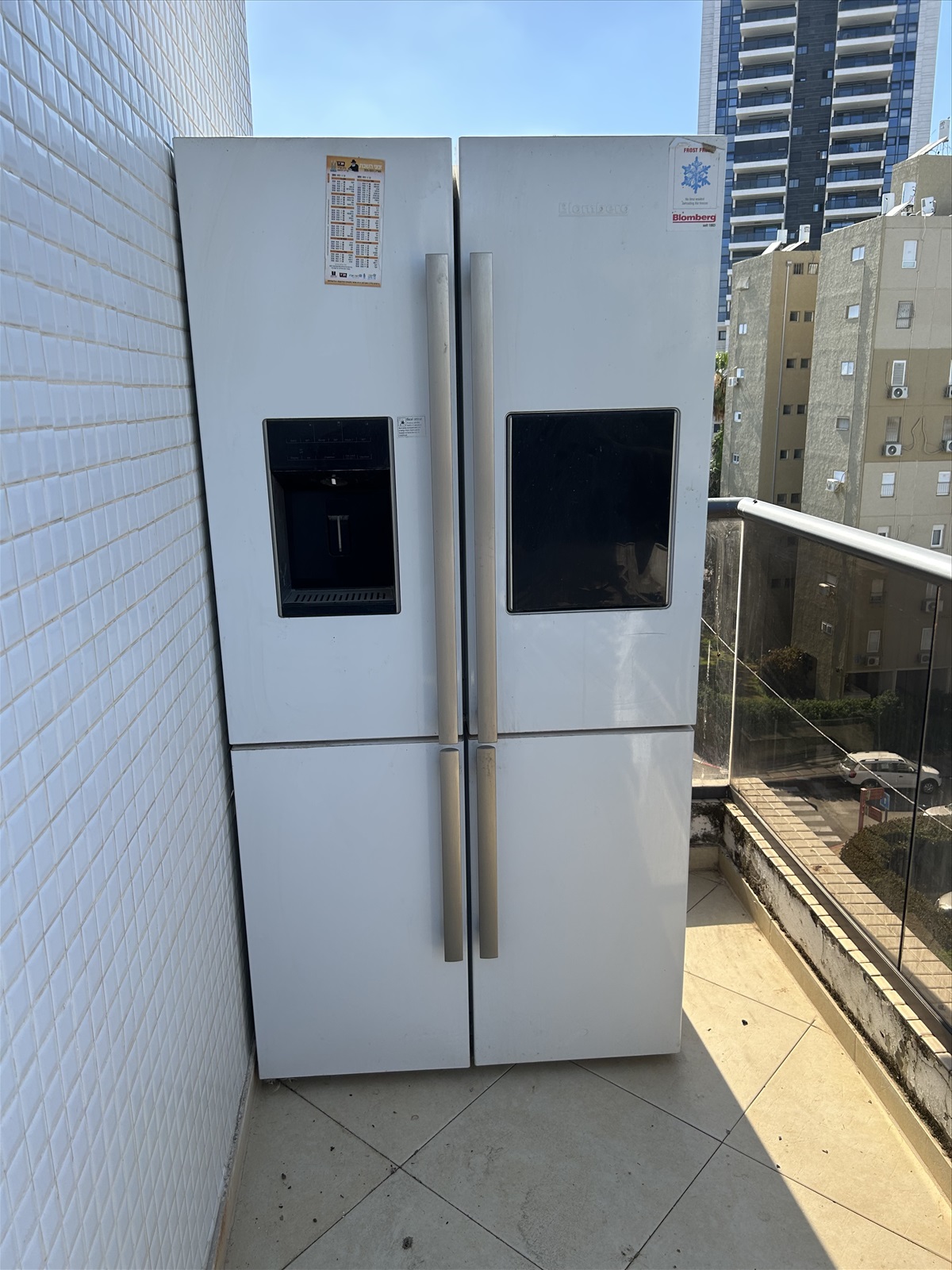 תמונה 3, מקרר 4 דלתות בלומברג למכירה בראשון לציון | מוצרי חשמל  מקרר
