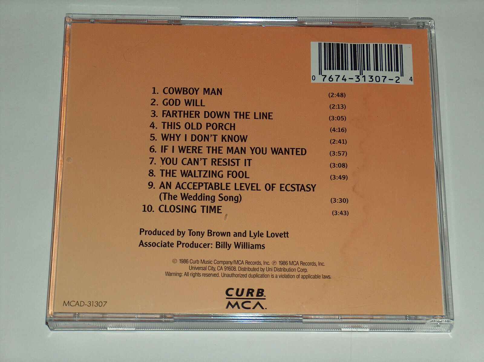 תמונה 2, Lyle Lovett  למכירה ברמת השרון | מוסיקה וסרטים  cd