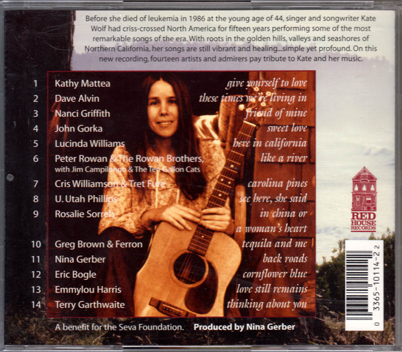 תמונה 2, Remembering Kate Wolf למכירה ברמת השרון | מוסיקה וסרטים  cd