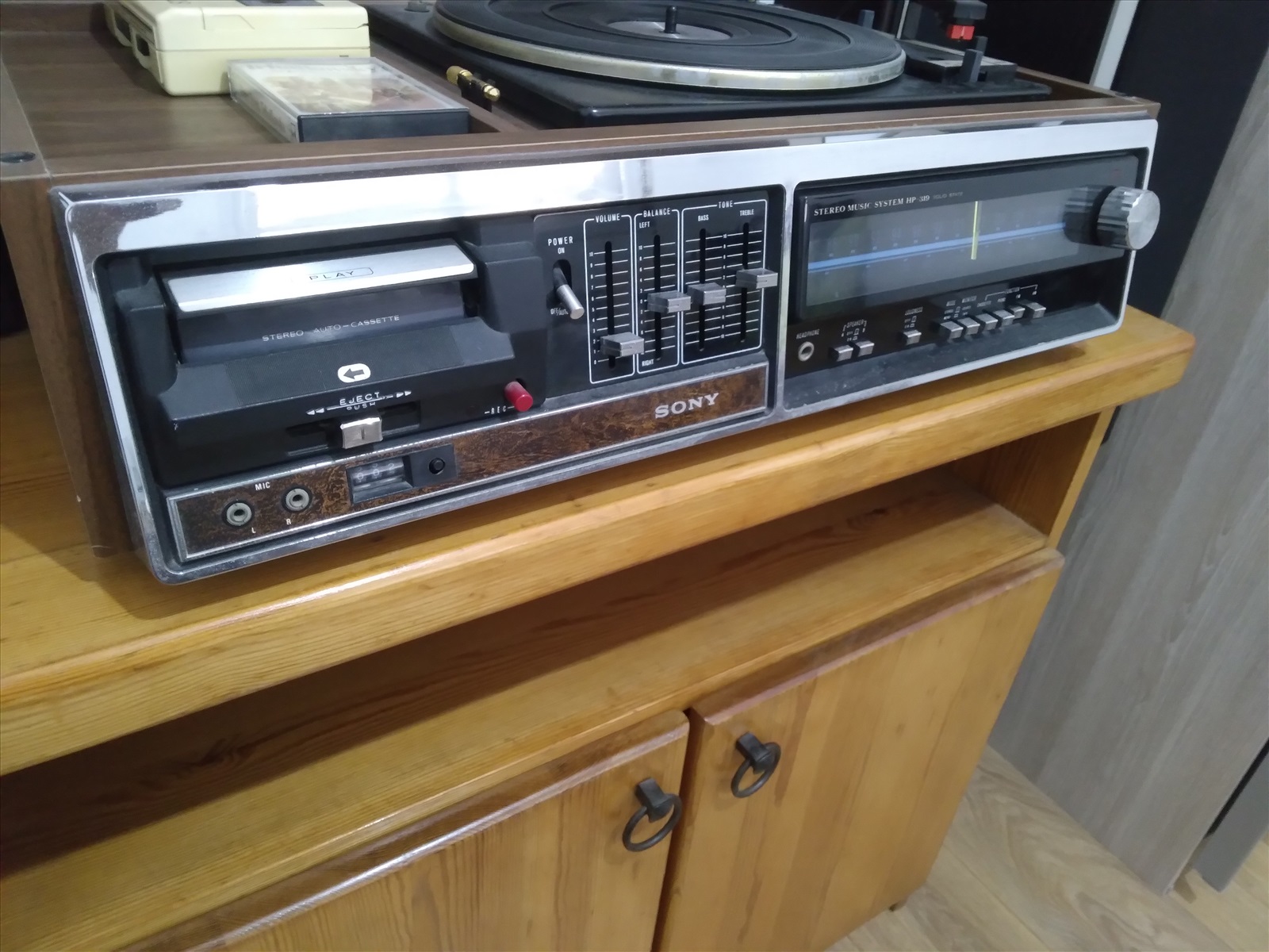 תמונה 2, מערכת פטיפון SONY שנות ה-70 למכירה בקרית מוצקין | אספנות  פטיפונים וטייפים