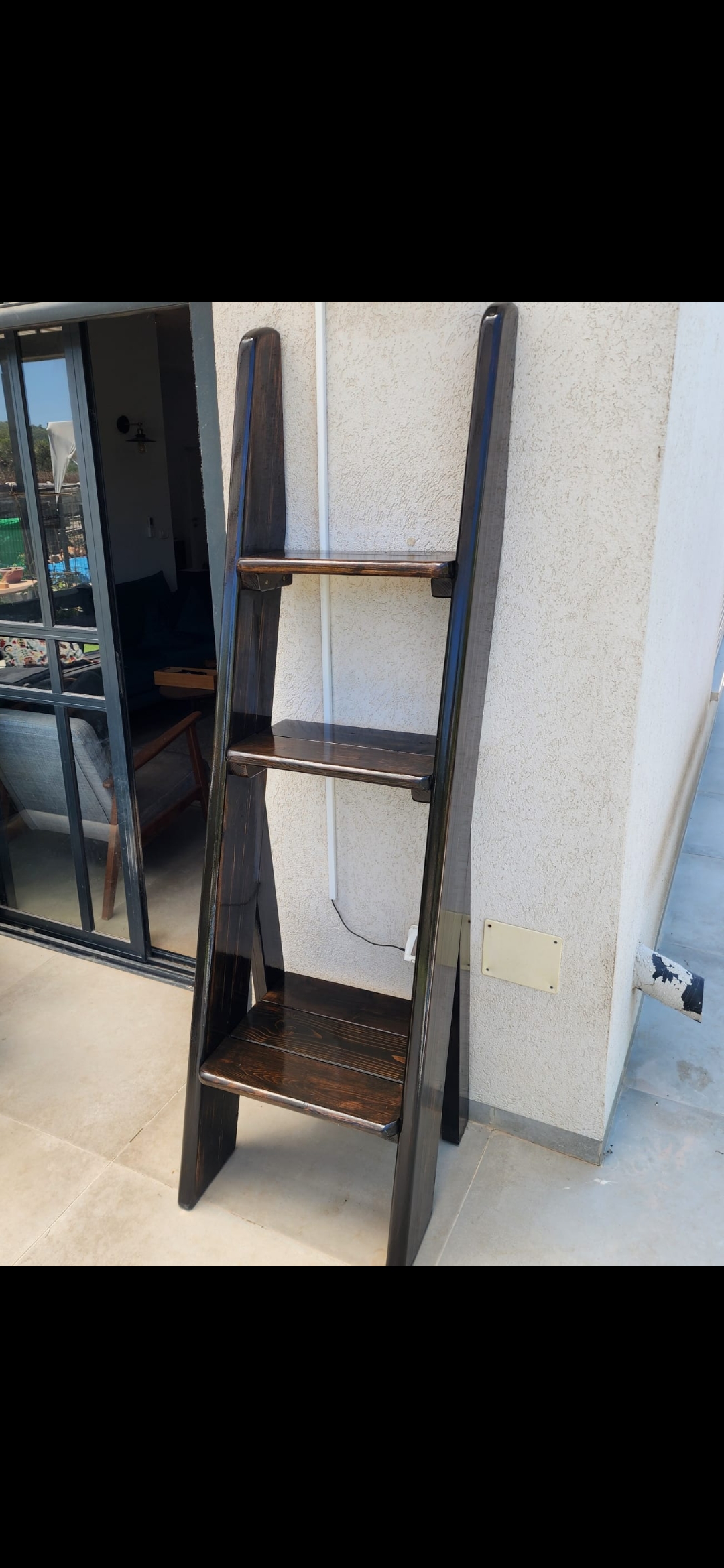 תמונה 1, סולם מדפים דקורטיבי  למכירה בבית אורן | ריהוט  מדפים