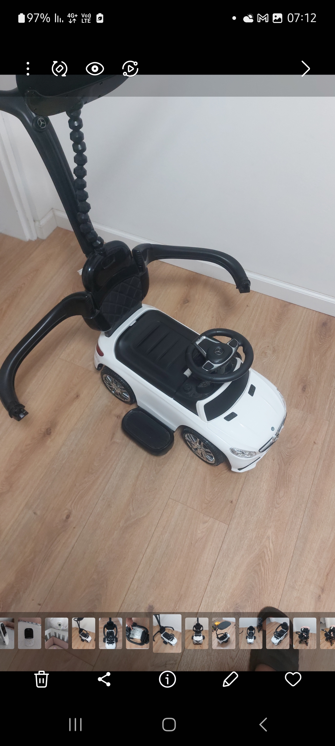 תמונה 1, בימבה מרצדס למכירה ברמלה  | צעצועי ילדים  מכוניות