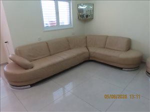 ספת עור פינתית 3 חלקים 