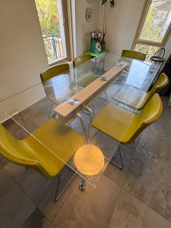 תמונה 11 ,שולחן אוכל מזכוכית למכירה בכפר יהושע ריהוט  שולחנות
