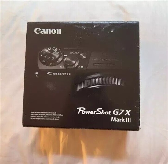 תמונה 1 ,Canon Powershot G7X Mark III  למכירה בתל אביב צילום  מצלמה רפלקס דיגיטלית