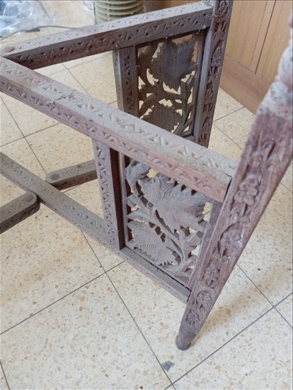 תמונה 5 ,שולחן מגש מרוקאי וינטג' עם מגש למכירה בחיפה אספנות  ענתיקות