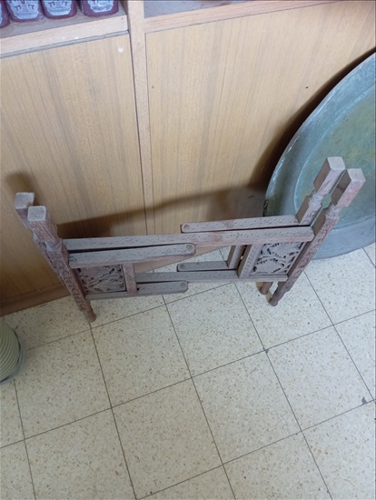 תמונה 6 ,שולחן מגש מרוקאי וינטג' עם מגש למכירה בחיפה אספנות  ענתיקות